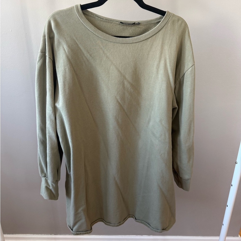PrettyLittleThing Olive Long Sleeve Top